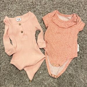 Pink Baby One Piece Sets